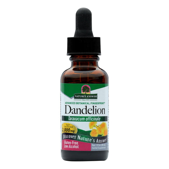 Nature's Answer - Dandelion Root - 1 Fl Oz - Vita-Shoppe.com