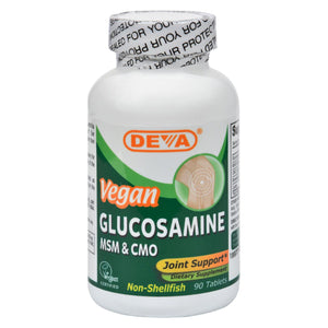 Deva Vegan Vitamins - Glucosamine Msm And Cmo - 90 Tablets - Vita-Shoppe.com