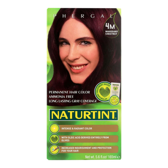 Naturtint Hair Color - Permanent - 4m - Mahogany Chestnut - 5.28 Oz - Vita-Shoppe.com