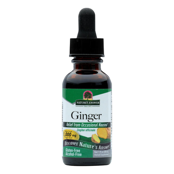 Nature's Answer - Ginger Root Alcohol Free - 1 Fl Oz - Vita-Shoppe.com