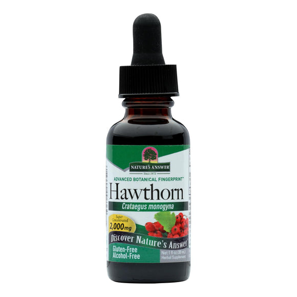 Nature's Answer - Hawthorn Berry Leaf And Flower - 1 Fl Oz - Vita-Shoppe.com