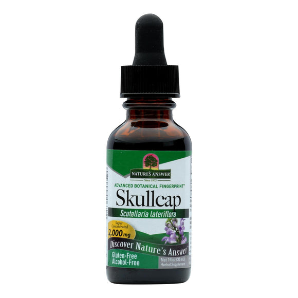 Nature's Answer - Skullcap Herb Alcohol Free - 1 Fl Oz - Vita-Shoppe.com