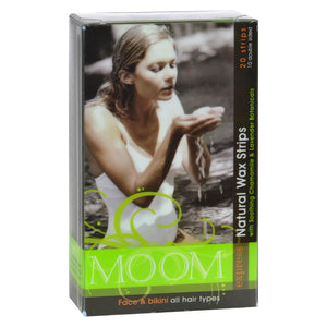 Moom Natural Wax Strips With Soothing Chamomile And Lavender - 20 Strips - Vita-Shoppe.com