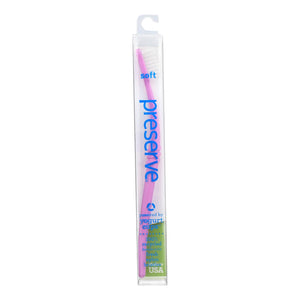 Preserve Toothbrush In A Travel Case Soft - 6 Pack - Assorted Colors - Vita-Shoppe.com
