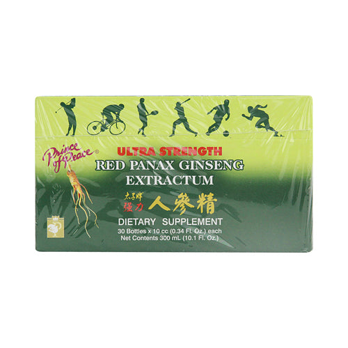 Prince Of Peace Red Panax Ginseng Extractum Ultra Strength - 30 Bottles - Vita-Shoppe.com