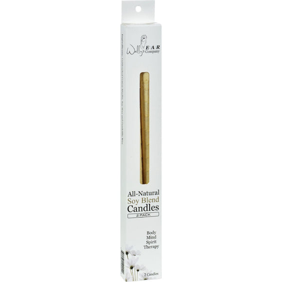 Wally's Natural Products Plain Paraffin Ear Candles - 2 Candles - Vita-Shoppe.com