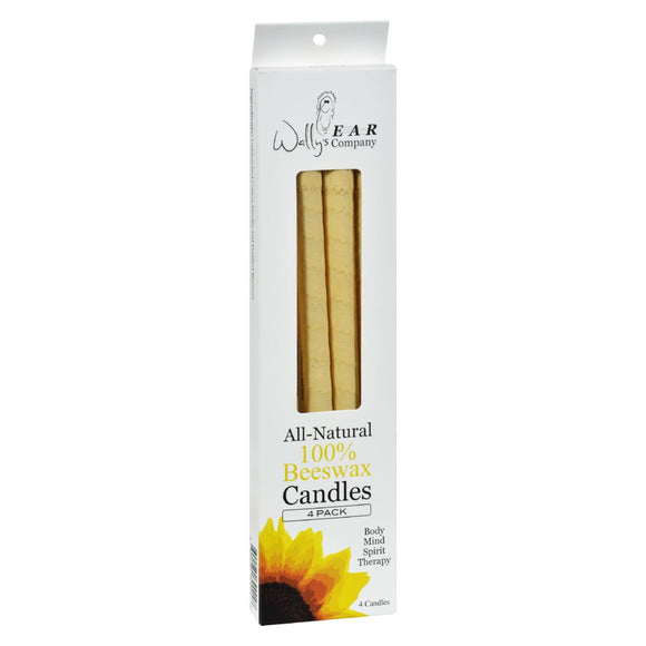 Wally's Ear Candles Beeswax - 4 Candles - Vita-Shoppe.com