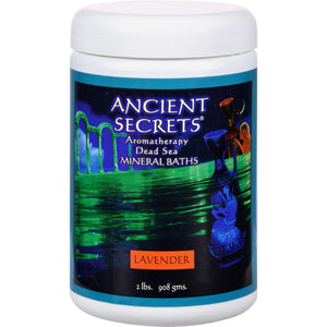 Ancient Secrets Aromatherapy Dead Sea Mineral Baths Lavender - 2 Lbs - Vita-Shoppe.com