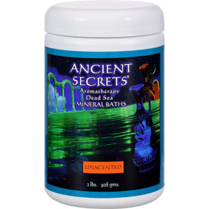 Ancient Secrets Aromatherapy Dead Sea Mineral Baths Unscented - 2 Lbs - Vita-Shoppe.com