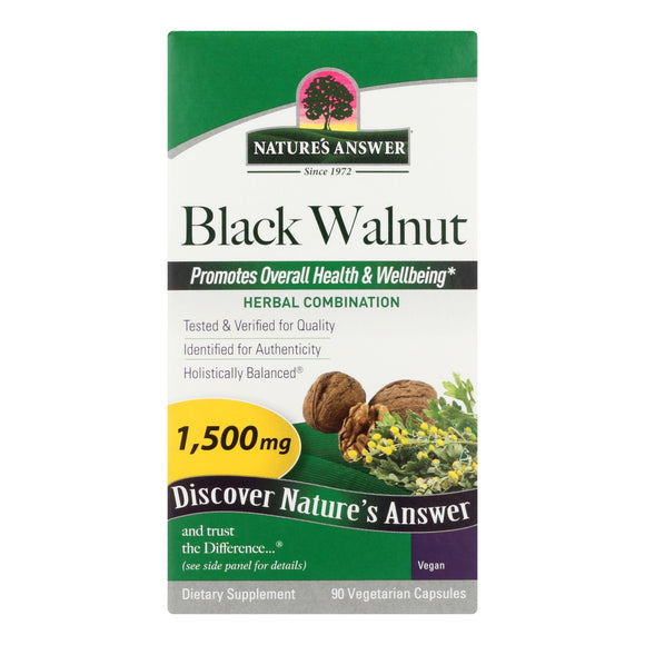 Nature's Answer - Black Walnut Complex - 90 Vegetarian Capsules - Vita-Shoppe.com