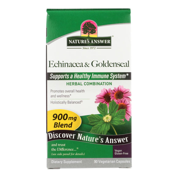 Nature's Answer - Echinacea With Goldenseal - 90 Vcaps - Vita-Shoppe.com