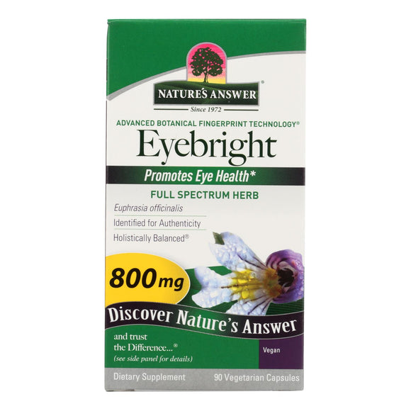 Nature's Answer - Eyebright Herb - 90 Vegetarian Capsules - Vita-Shoppe.com