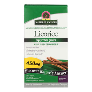 Nature's Answer - Licorice Root - 90 Vegetarian Capsules - Vita-Shoppe.com