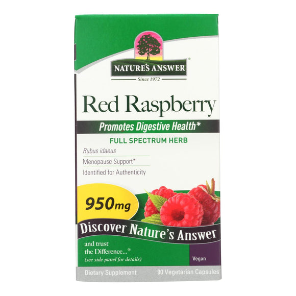 Nature's Answer - Red Raspberry Leaf - 90 Capsules - Vita-Shoppe.com