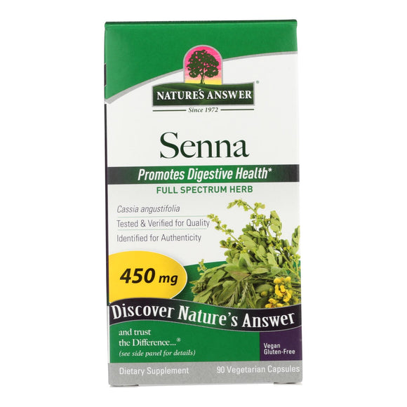 Nature's Answer - Senna Leaf - 90 Capsules - Vita-Shoppe.com