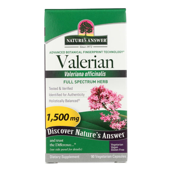 Nature's Answer - Valerian Root - 90 Caps - Vita-Shoppe.com