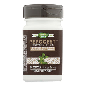 Nature's Way - Pepogest Peppermint Oil - 60 Softgels - Vita-Shoppe.com