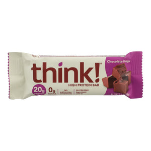 Think Products Thin Bar - Chocolate Fudge - Case Of 10 - 2.1 Oz - Vita-Shoppe.com