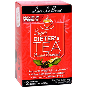 Laci Le Beau Maximum Strength Super Dieter's Tea - 12 Tea Bags - Vita-Shoppe.com