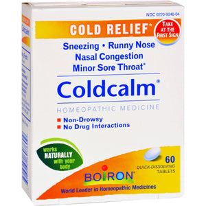 Boiron Coldcalm Cold - 60 Tablets - Vita-Shoppe.com