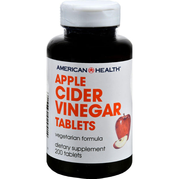 American Health Apple Cider Vinegar - 300 Mg - 200 Tablets - Vita-Shoppe.com