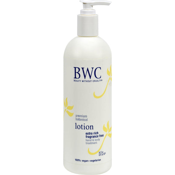 Beauty Without Cruelty Extra Rich Hand And Body Lotion Fragrance Free - 16 Fl Oz - Vita-Shoppe.com