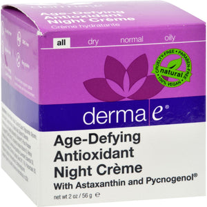 Derma E Anti-Aging Regenerative Night Cream with Vitamin A & Antioxidant Blend - 2 Oz - Vita-Shoppe.com