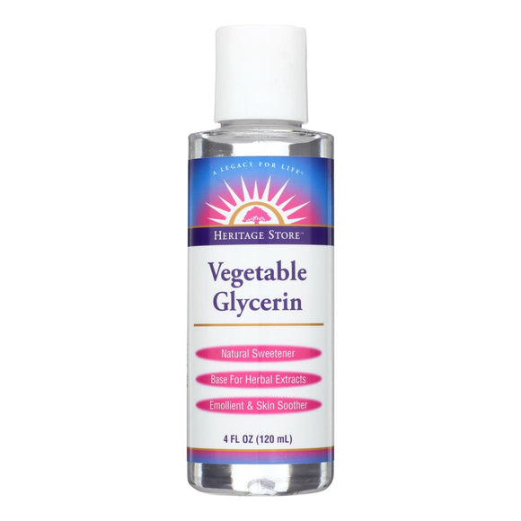 Heritage Products Vegetable Glycerin - 4 Fl Oz - Vita-Shoppe.com