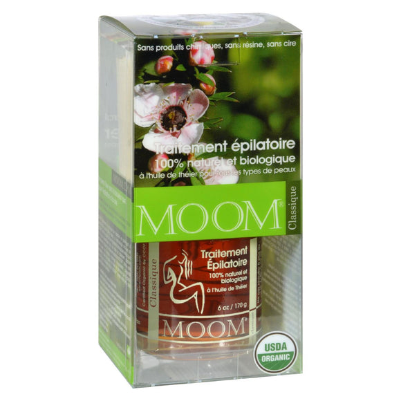 Moom Organic Hair Removal Kit With Tea Tree Classic - 1 Kit - Vita-Shoppe.com