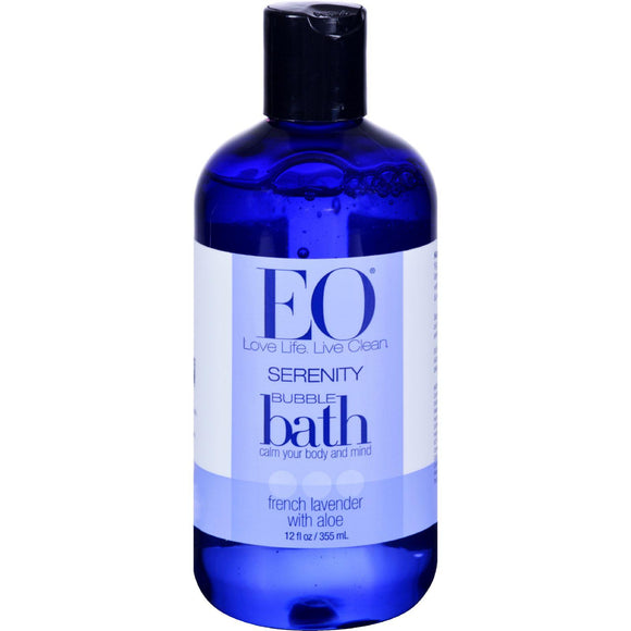 Eo Products Bubble Bath Serenity French Lavender With Aloe - 12 Fl Oz - Vita-Shoppe.com