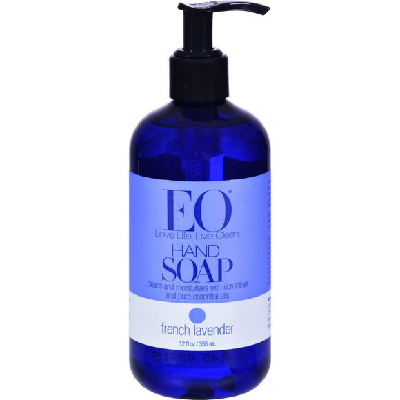 Eo Products Liquid Hand Soap French Lavender - 12 Fl Oz - Vita-Shoppe.com
