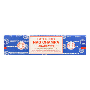 Sai Baba Nag Champa Agarbatti Incense - 40 G - Case Of 12 - Vita-Shoppe.com