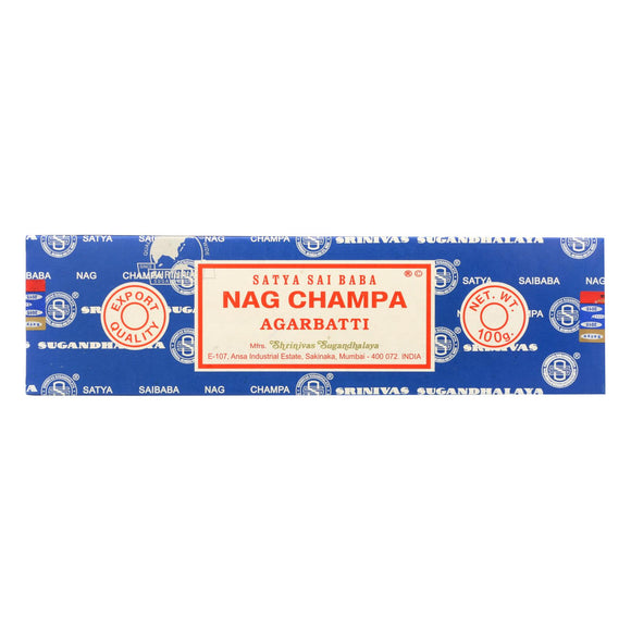 Sai Baba Nag Champa Agarbatti Incense - 100 G - Vita-Shoppe.com