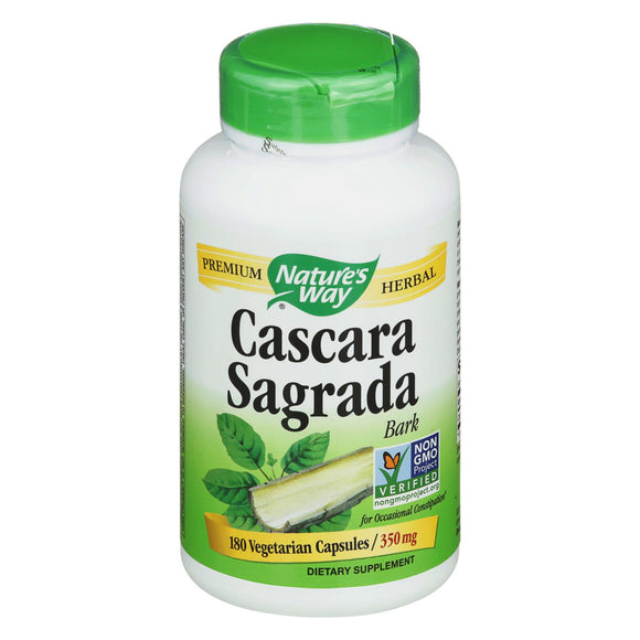 Nature's Way - Cascara Sagrada Bark - 180 Veg Capsules - Vita-Shoppe.com