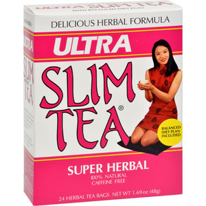 Hobe Labs Ultra Slim Tea Super Herbal - 24 Tea Bags - Vita-Shoppe.com