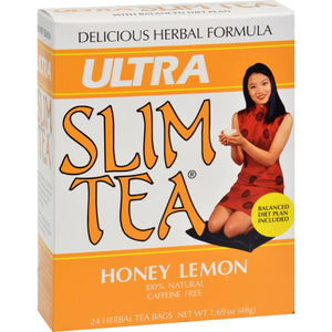 Hobe Labs Ultra Slim Tea Honey Lemon - 24 Tea Bags - Vita-Shoppe.com