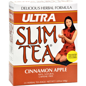 Hobe Labs Ultra Slim Tea Cinnamon Apple - 24 Tea Bags - Vita-Shoppe.com