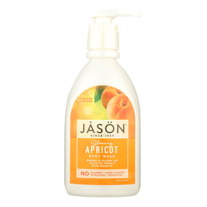 Jason Satin Shower Body Wash Apricot - 30 Fl Oz - Vita-Shoppe.com