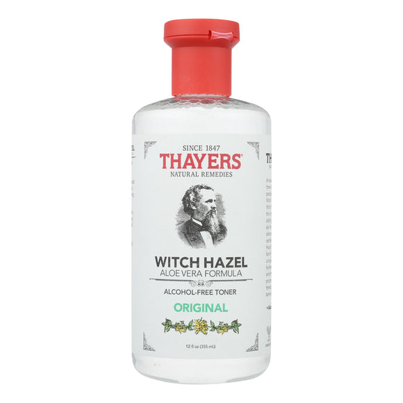 Thayers Witch Hazel With Aloe Vera Original Alcohol Free - 12 Fl Oz - Vita-Shoppe.com