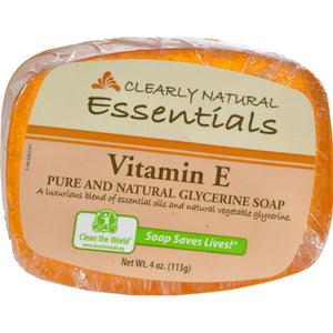 Clearly Natural Glycerine Bar Soap Vitamin E - 4 Oz - Vita-Shoppe.com