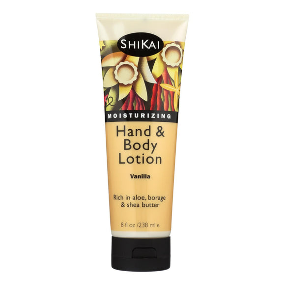 Shikai Hand And Body Lotion Vanilla - 8 Fl Oz - Vita-Shoppe.com