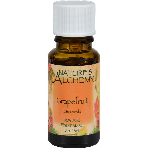 Nature's Alchemy 100% Pure Essential Oil Grapefruit - 0.5 Fl Oz - Vita-Shoppe.com