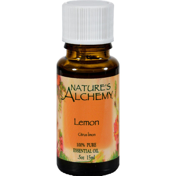 Nature's Alchemy 100% Pure Essential Oil Lemon - 0.5 Fl Oz - Vita-Shoppe.com