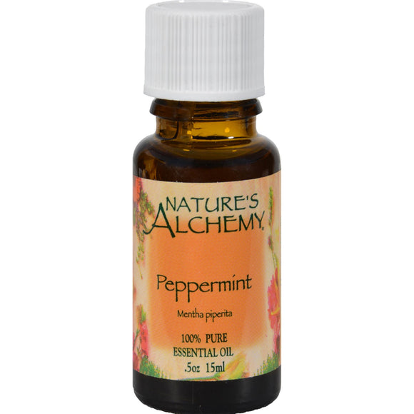 Nature's Alchemy 100% Pure Essential Oil Peppermint - 0.5 Fl Oz - Vita-Shoppe.com