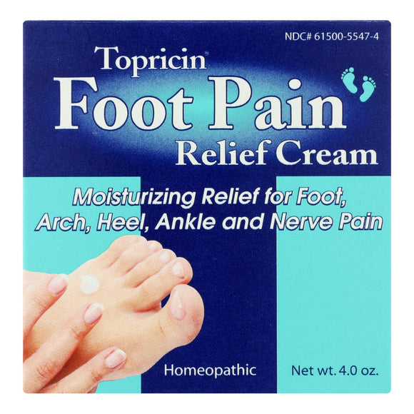 Topricin Foot Therapy - 4 Oz - Vita-Shoppe.com