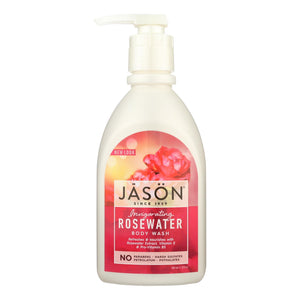 Jason Body Wash Pure Natural Invigorating Rosewater - 30 Fl Oz - Vita-Shoppe.com