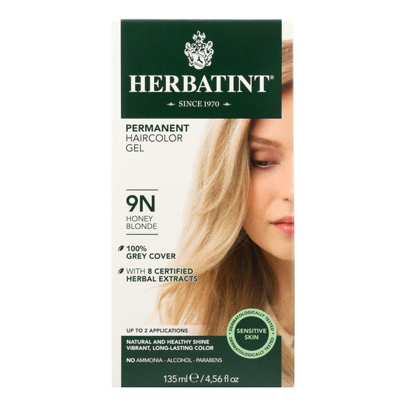 Herbatint Permanent Herbal Haircolour Gel 9n Honey Blonde - 135 Ml - Vita-Shoppe.com