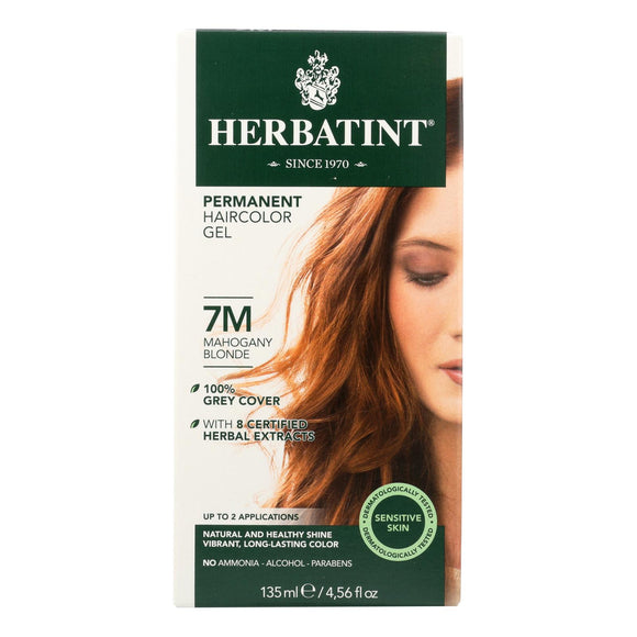 Herbatint Permanent Herbal Haircolour Gel 7m Mahogany Blonde - 135 Ml - Vita-Shoppe.com