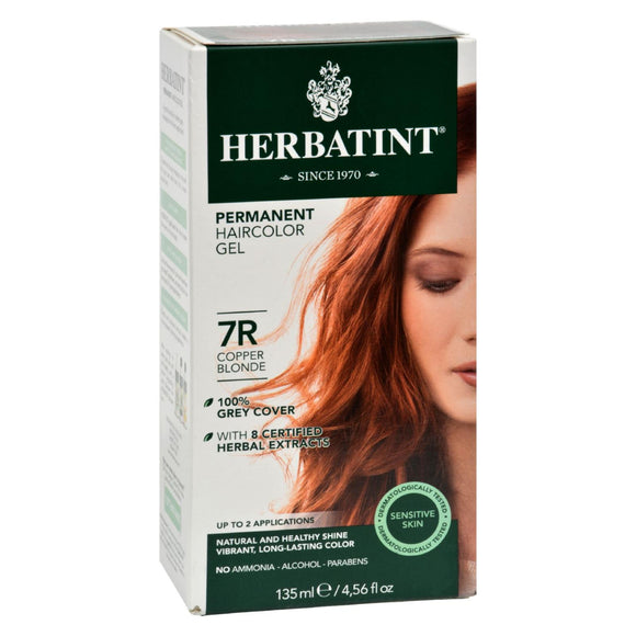 Herbatint Permanent Herbal Haircolour Gel 7r Copper Blonde - 135 Ml - Vita-Shoppe.com