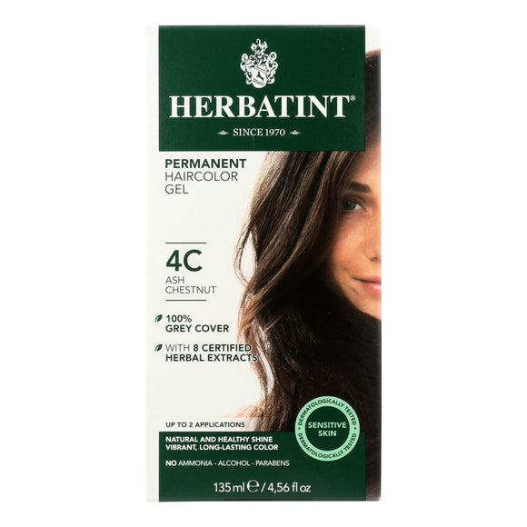 Herbatint Haircolor Kit Ash Chestnut 4c - 4 Fl Oz - Vita-Shoppe.com